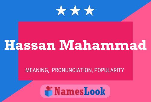 Hassan Mahammad Naam Poster