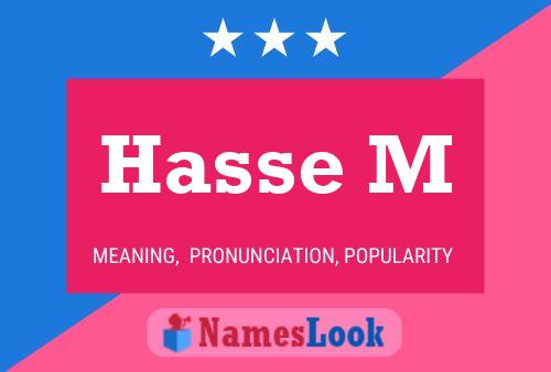 Hasse M Naam Poster