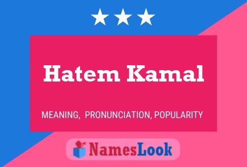 Hatem Kamal Naam Poster