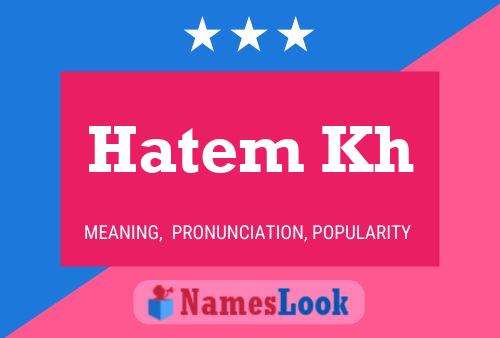 Hatem Kh Naam Poster