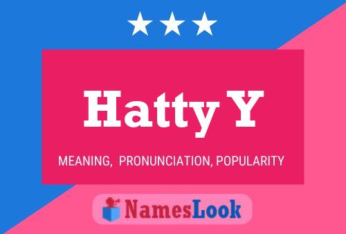 Hatty Y Naam Poster