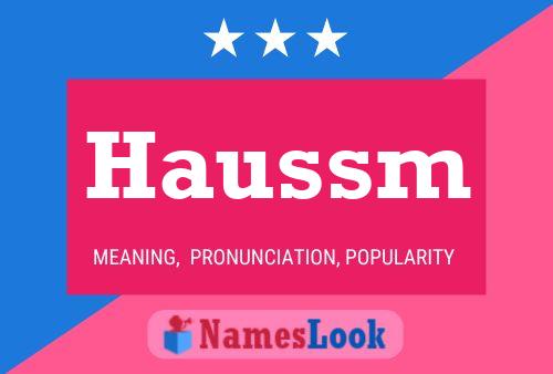 Haussm Naam Poster