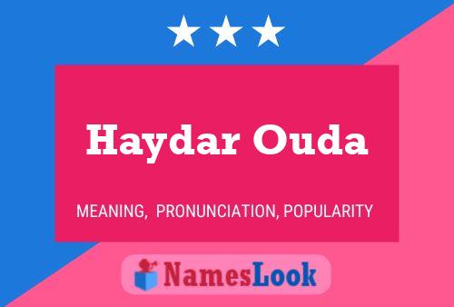 Haydar Ouda Naam Poster