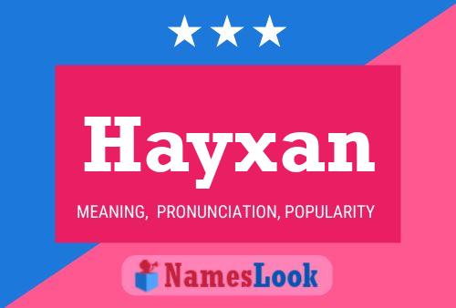 Hayxan Naam Poster