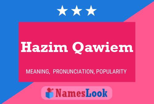 Hazim Qawiem Naam Poster