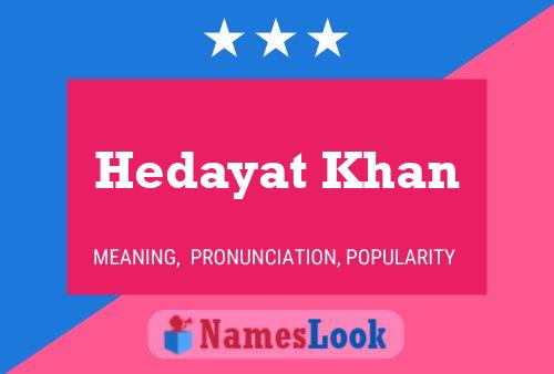 Hedayat Khan Naam Poster