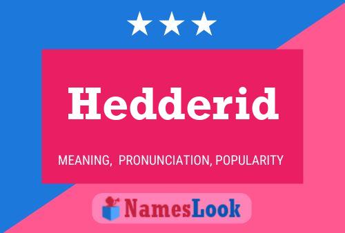 Hedderid Naam Poster