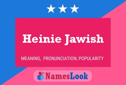 Heinie Jawish Naam Poster