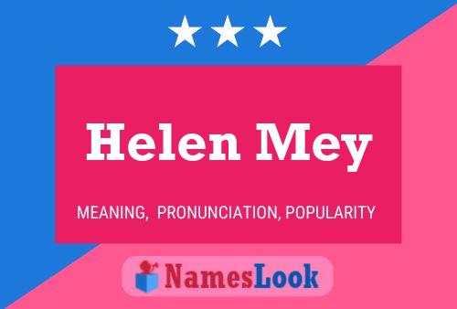 Helen Mey Naam Poster