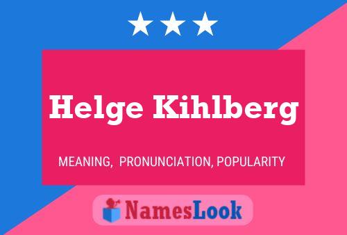 Helge Kihlberg Naam Poster