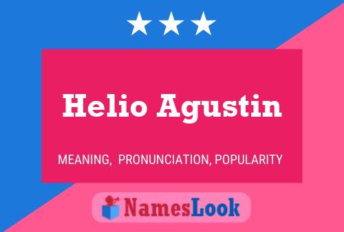 Helio Agustin Naam Poster