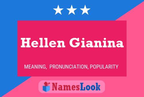 Hellen Gianina Naam Poster