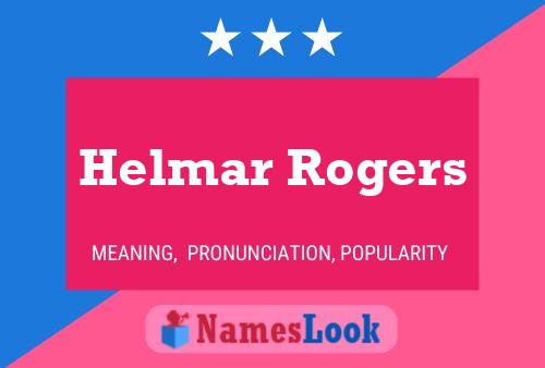 Helmar Rogers Naam Poster