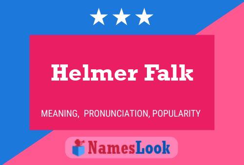 Helmer Falk Naam Poster