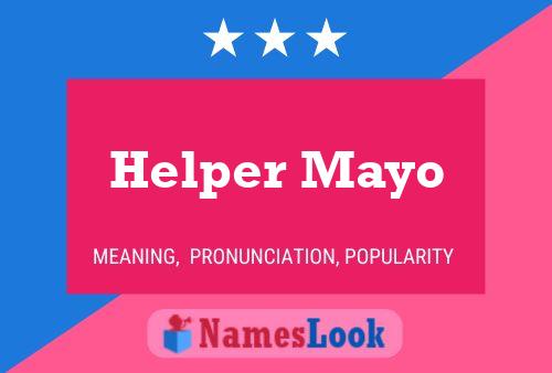 Helper Mayo Naam Poster