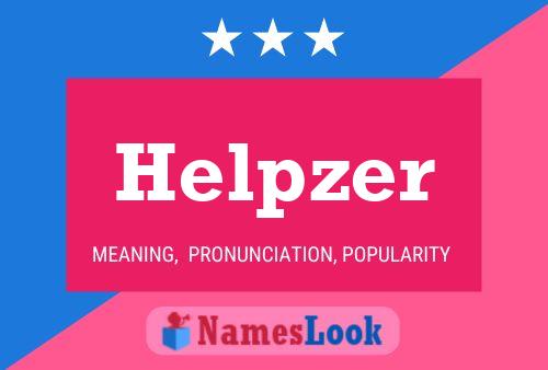 Helpzer Naam Poster