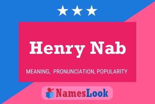 Henry Nab Naam Poster