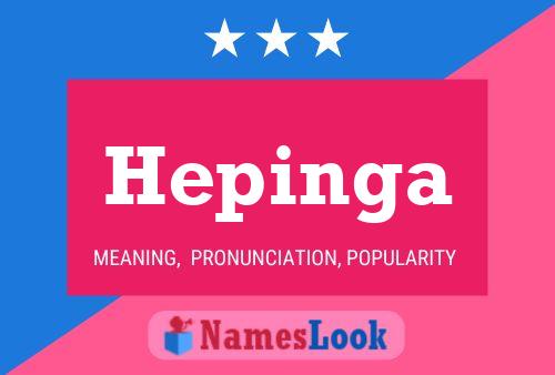 Hepinga Naam Poster