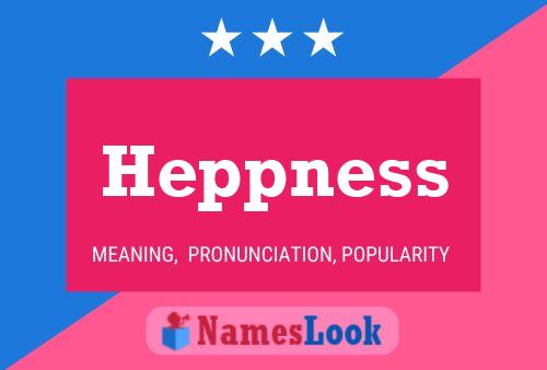 Heppness Naam Poster