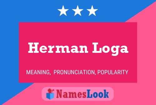 Herman Loga Naam Poster