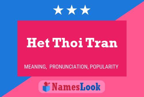 Het Thoi Tran Naam Poster