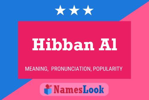 Hibban Al Naam Poster