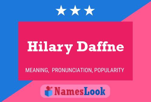 Hilary Daffne Naam Poster