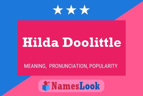 Hilda Doolittle Naam Poster