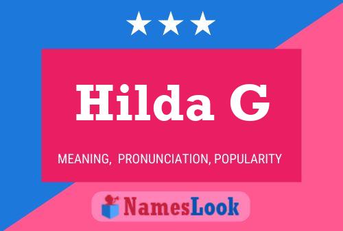 Hilda G Naam Poster