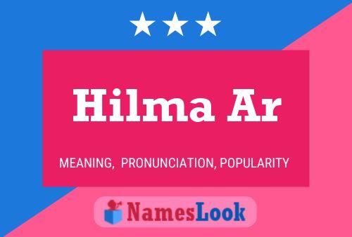 Hilma Ar Naam Poster