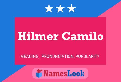 Hilmer Camilo Naam Poster