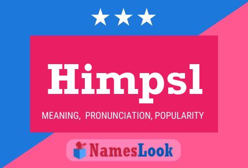 Himpsl Naam Poster