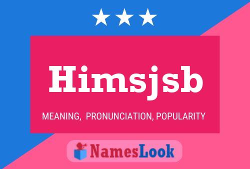 Himsjsb Naam Poster