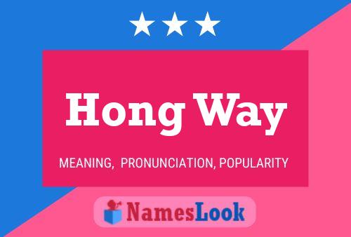 Hong Way Naam Poster