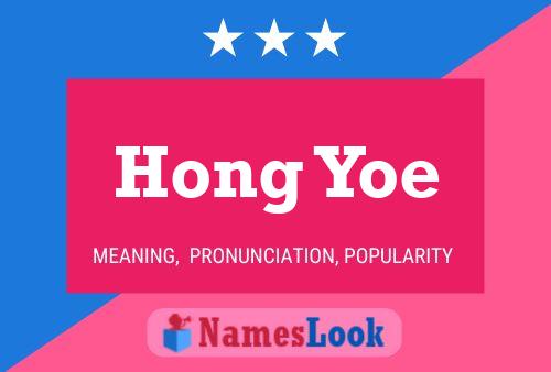 Hong Yoe Naam Poster