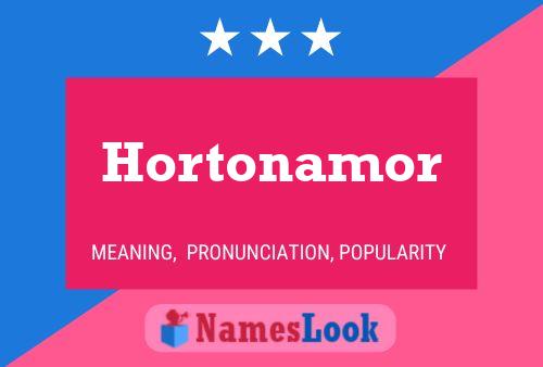 Hortonamor Naam Poster