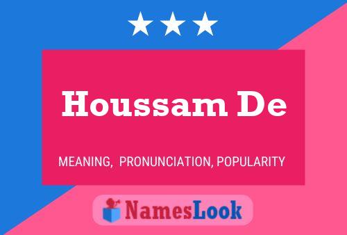 Houssam De Naam Poster