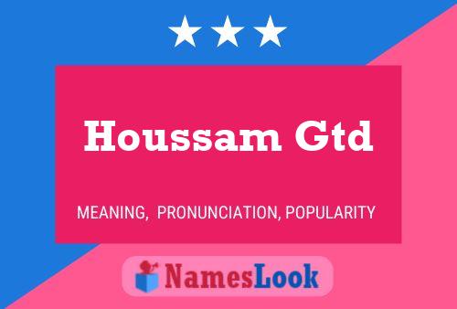 Houssam Gtd Naam Poster