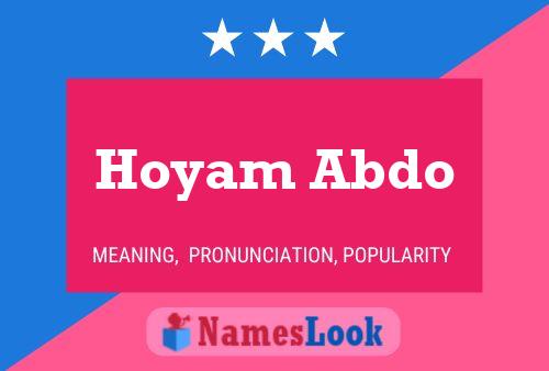 Hoyam Abdo Naam Poster