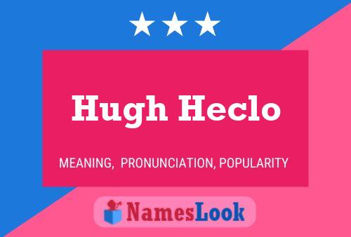 Hugh Heclo Naam Poster