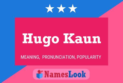 Hugo Kaun Naam Poster