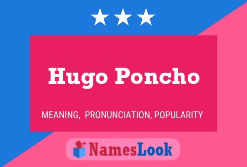 Hugo Poncho Naam Poster