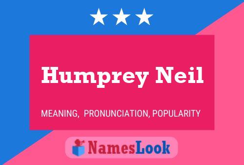 Humprey Neil Naam Poster