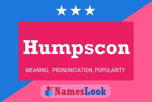 Humpscon Naam Poster