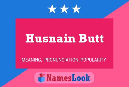 Husnain Butt Naam Poster