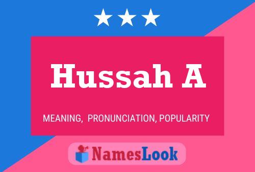 Hussah A Naam Poster