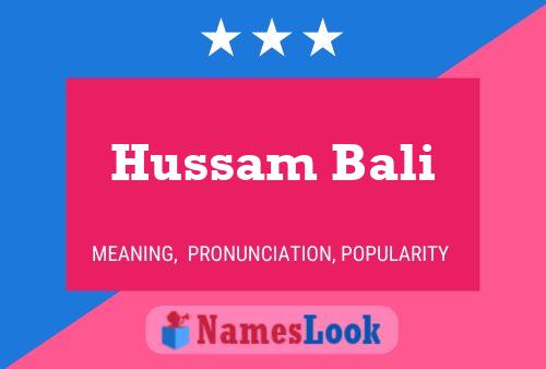 Hussam Bali Naam Poster