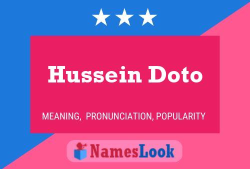 Hussein Doto Naam Poster