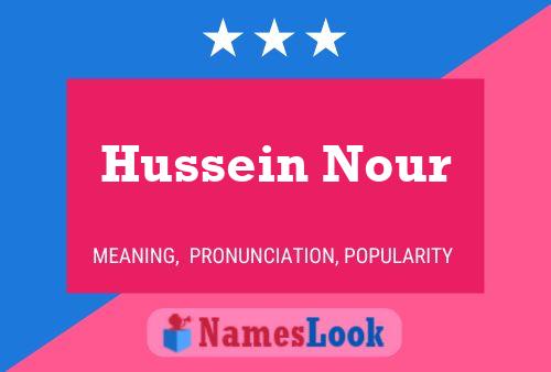 Hussein Nour Naam Poster