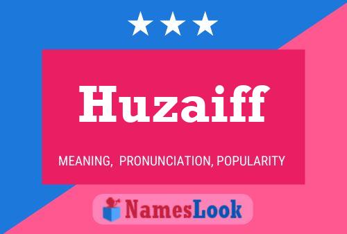 Huzaiff Naam Poster